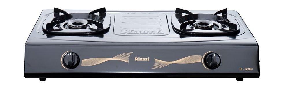 

Rinnai 2 burners basic gas stove (ri-522sc) - grey