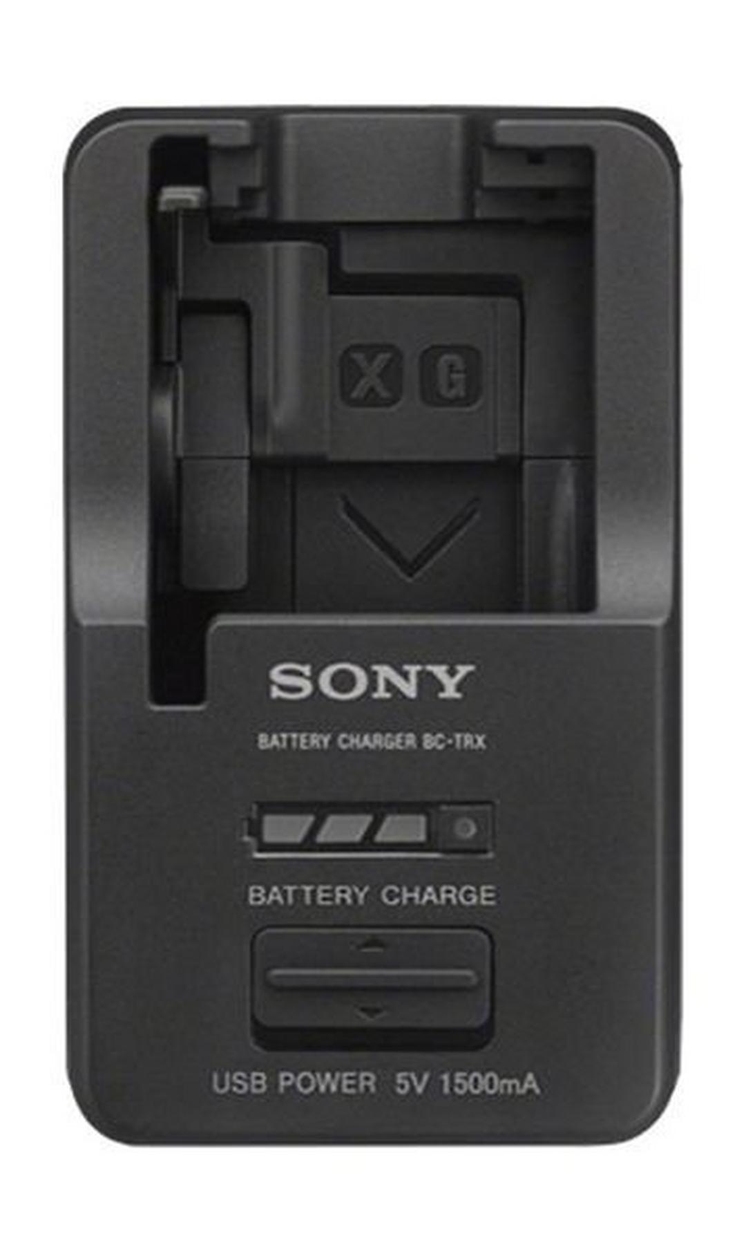 شاحن محمول سوني لبطارية الكاميرا - أسود (BCTRX)