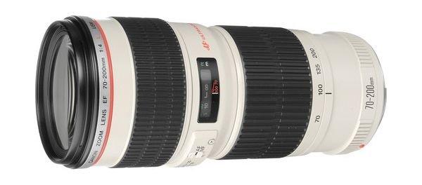 

Canon ef 70-200mm f/4l usm lens - black & white