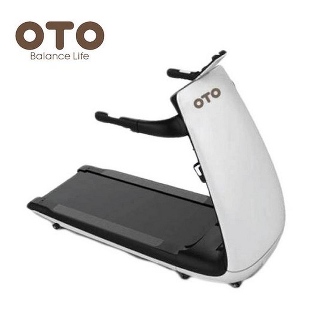 Oto AL- 1000 Antelope Foldable Treadmill With Cushion System - White