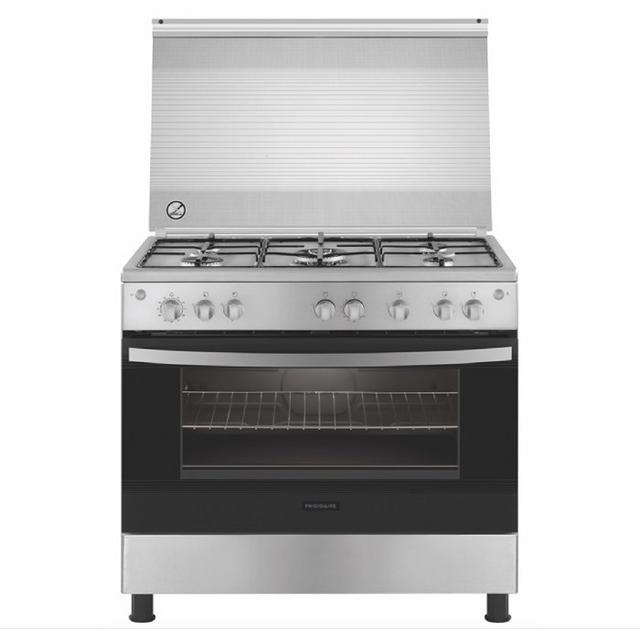 Frigidaire 90X60cm 5 Burner Gas Cooker (FNGC90JGRSO) - Stainless Steel