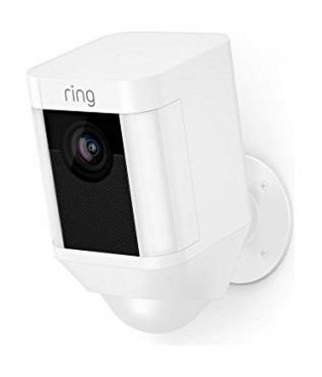 Ring Spotlight Battery Smart Home  Security Camera - White