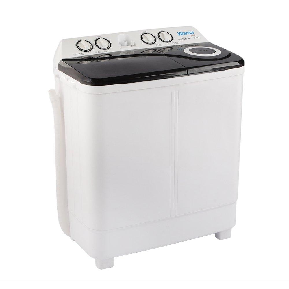 

Wansa gold twin tub washer,7kg washing capacity, 5. 5kg drying capacity, wgtt70 - white