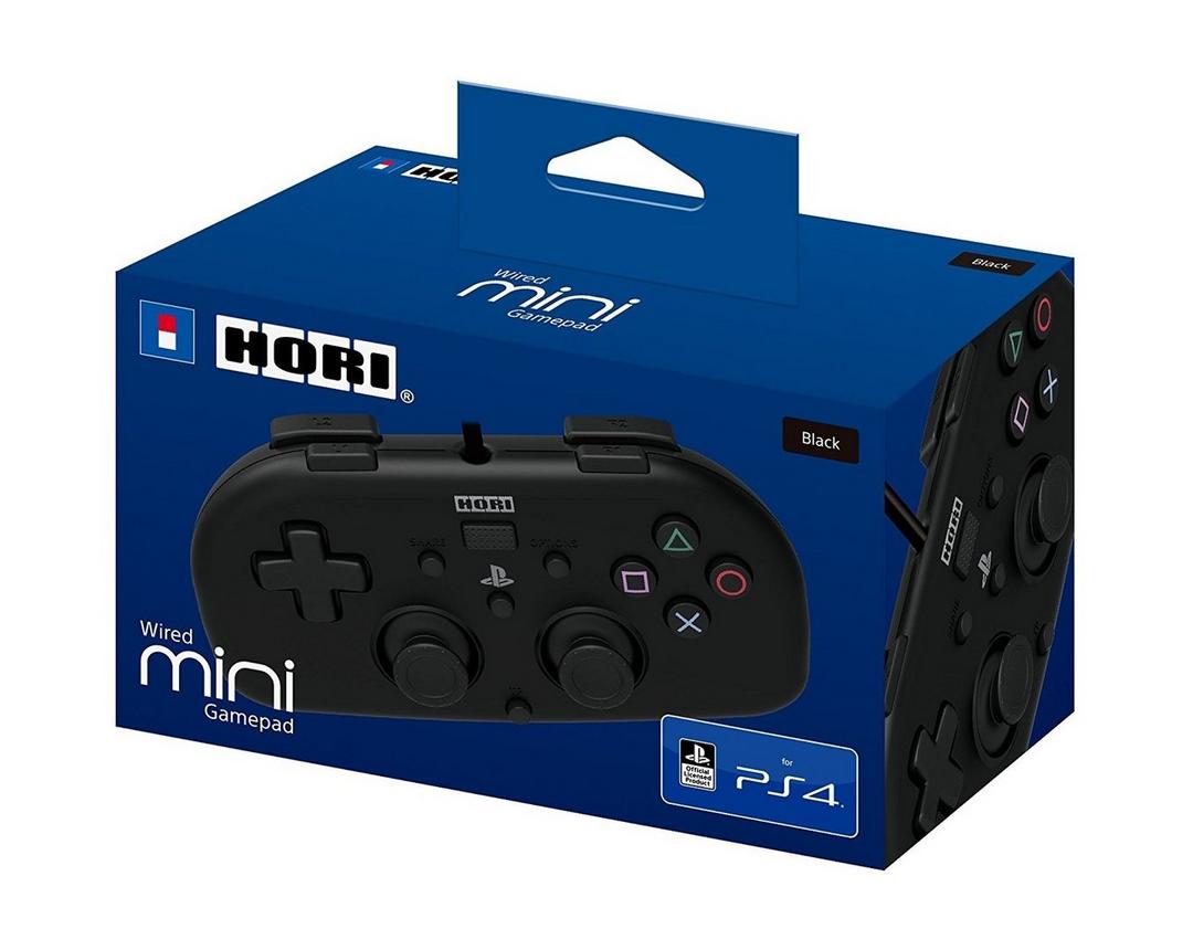 HORIPAD Wired MINI Gamepad PlayStation 4 Controller - Black