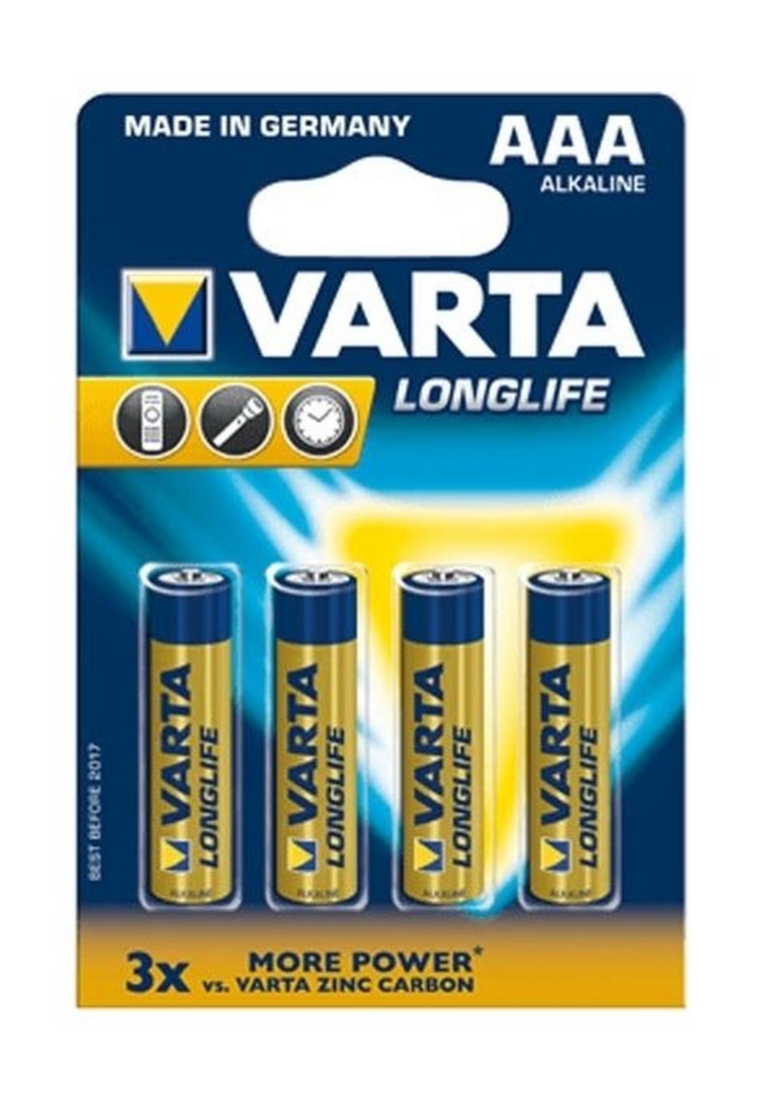 Varta LL 4 AAA Alkaline Battery - 4 Pcs