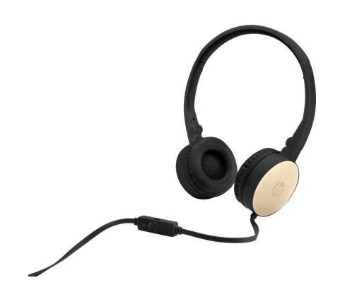 

Hp stereo headset h2800 - black gold