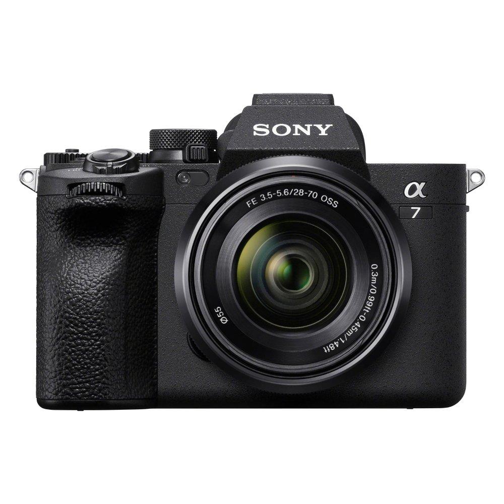 

Sony alpha a7 iv full-frame hybrid camera with 28-70mm zoom lens
