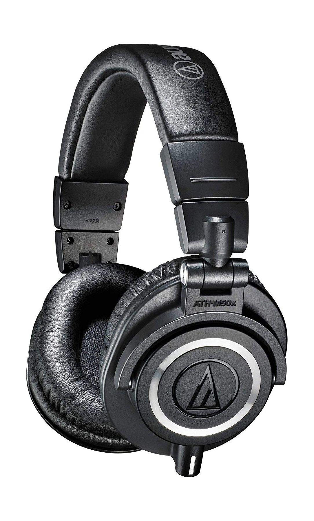 

Audio-technica ath-m50x professional studio monitor headphones - black