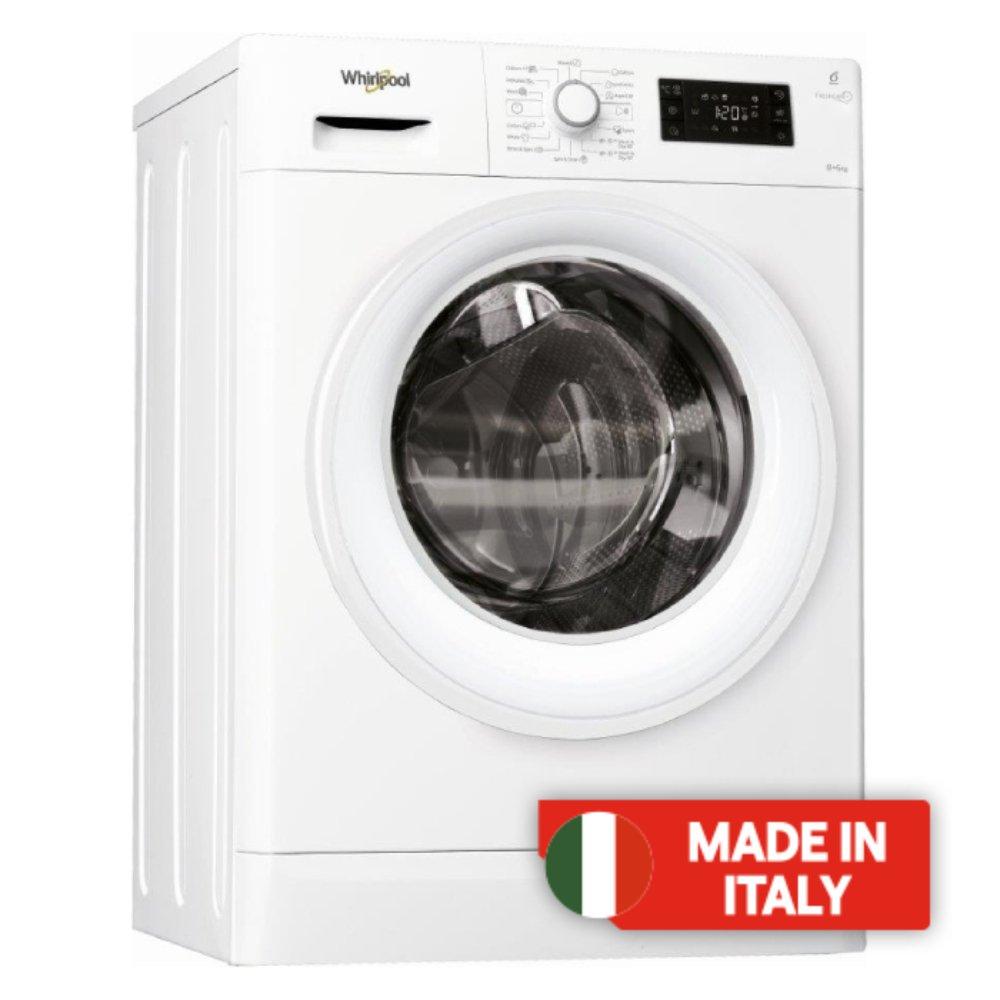 

Whirlpool front load washer dryer 8 kg washing capacity and 6kg drying capacity fwdg8...