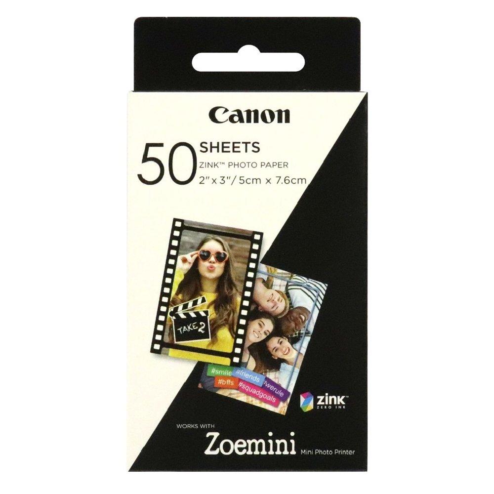 

Canon zoemini zink photo paper ,50 sheets - 3215c002aa