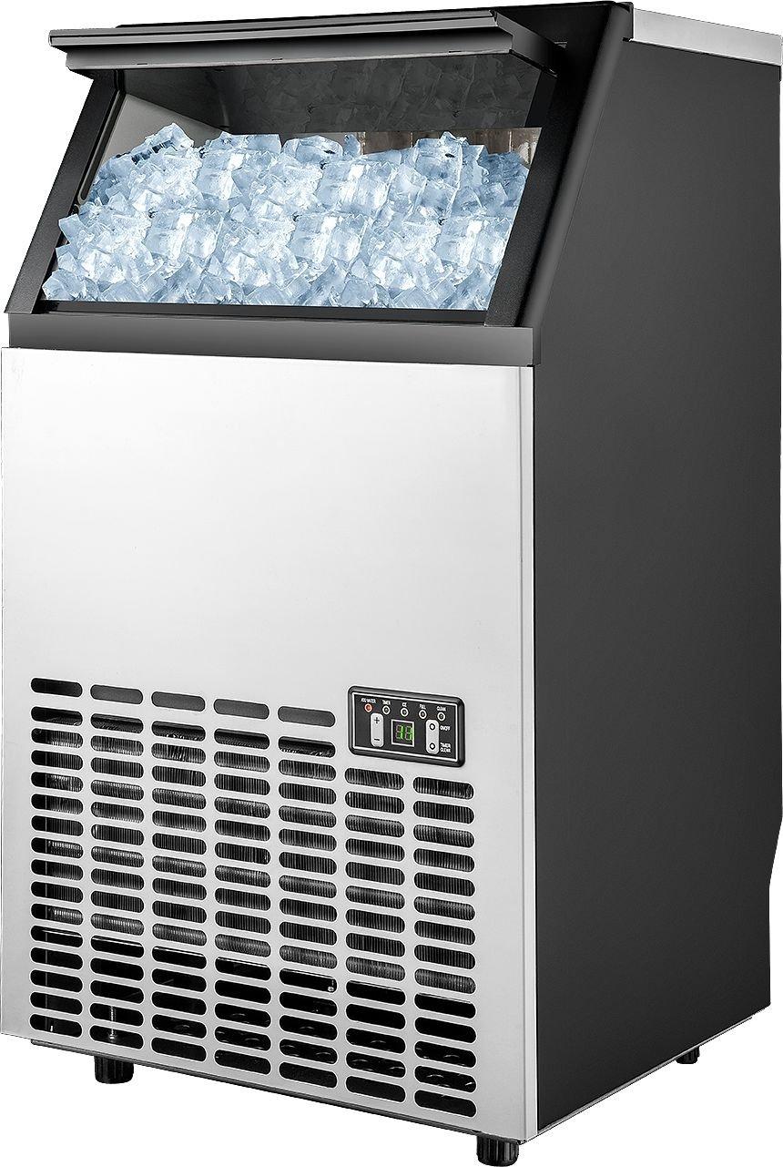 

Wansa 45kg ice maker (hzb-45) - black/silver