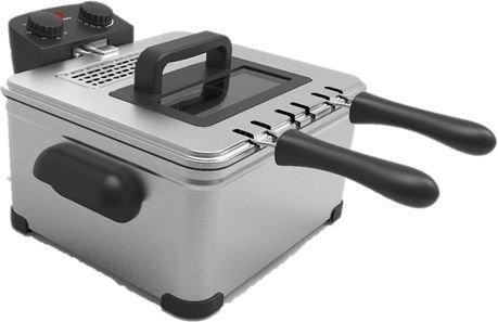 

Frigidaire deep fryer with double frying pots, 2000w, 4l, fddf-1002 - silver