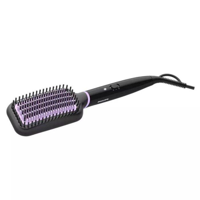 

Philips heated straightening brush with ionic care, 2 heat settings, bhh880/03 - black/...