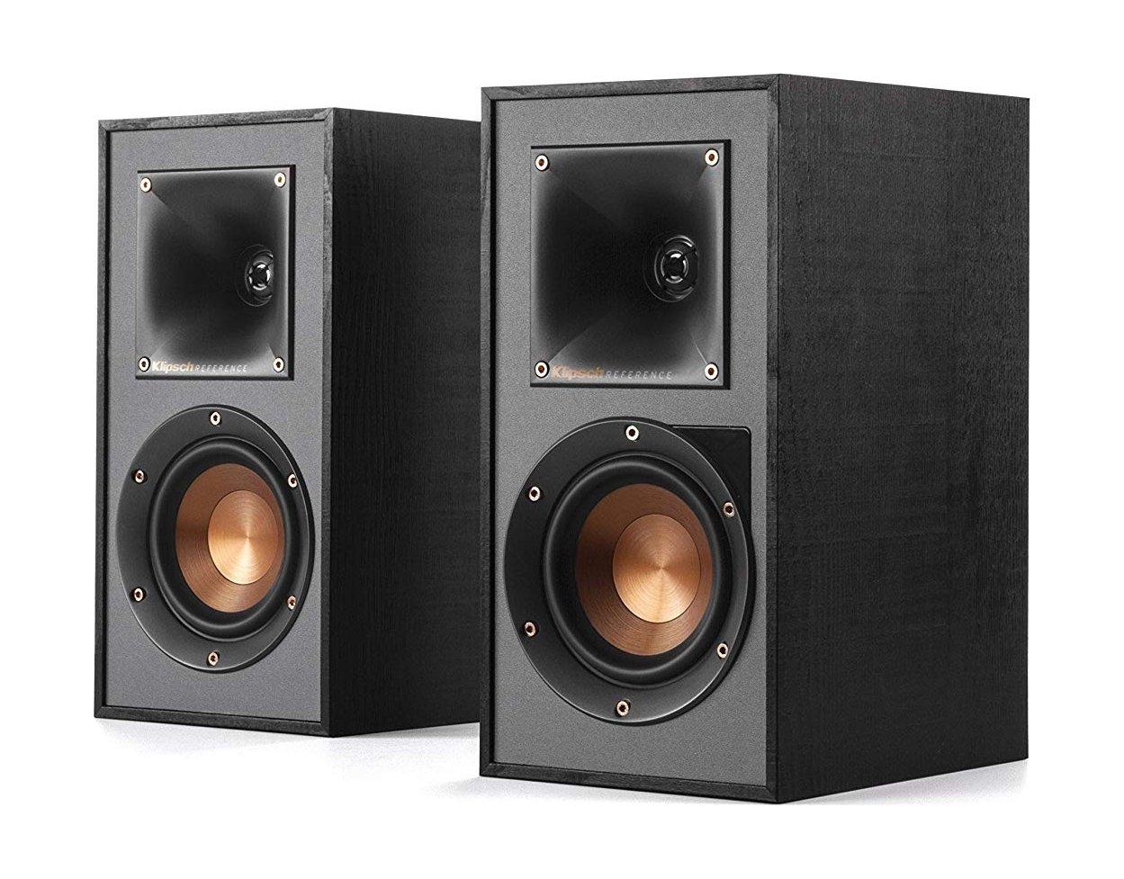 

Klipsch r-41pm powered bookshelf active speaker - black