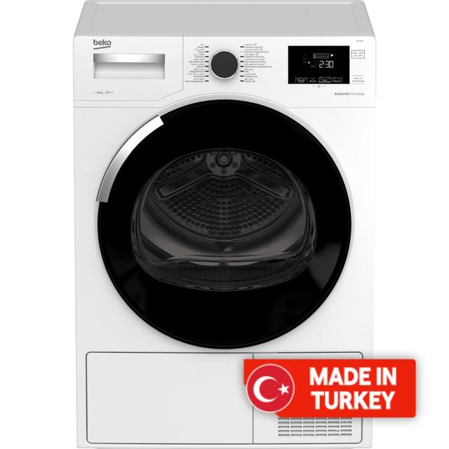 Beko Heat Pump Tumble Dryer, 10KG, DSY10PB46W - White