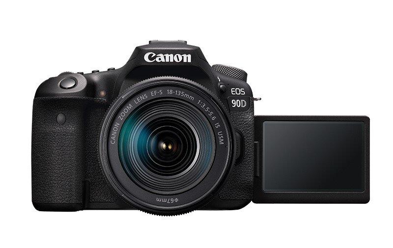 

Canon 90d 32. 5mp 4k dslr camera + ef-s 18-135 mm lens