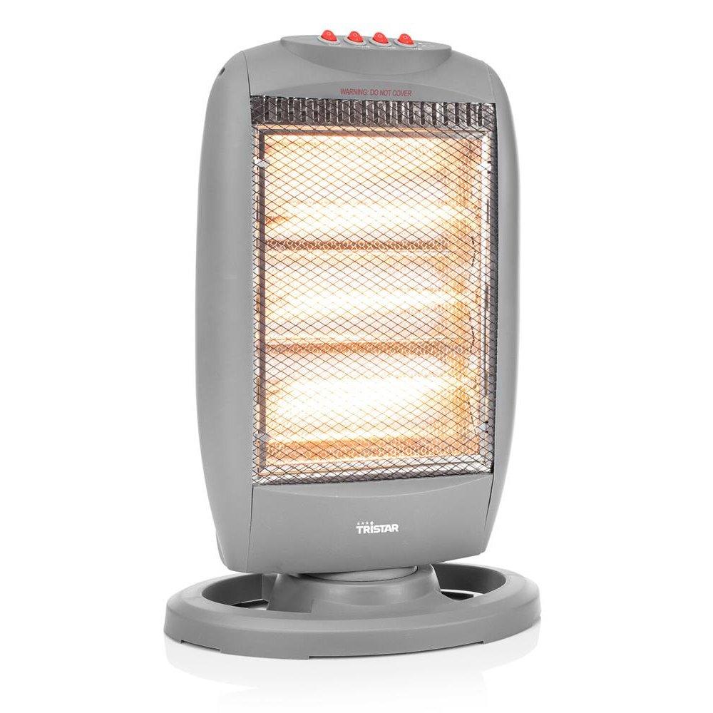

Princess 1200w halogen electric heater, 3 heat settings - grey