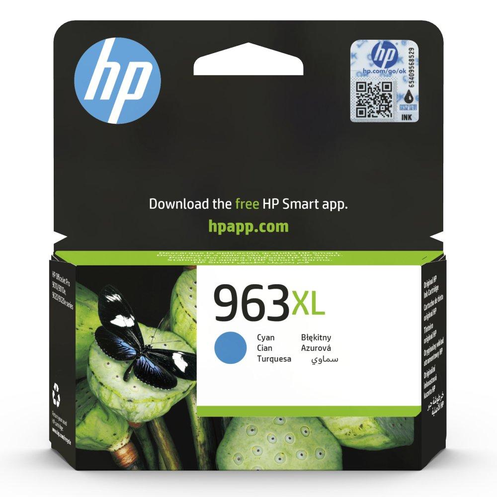 

Hp 963xl high yield original ink cartridge - cyan