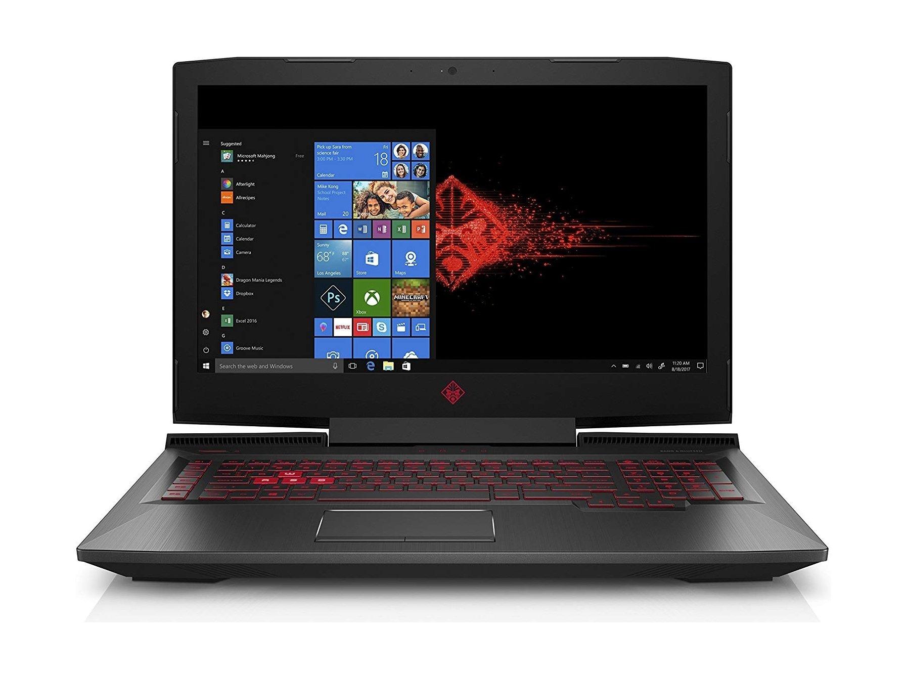

Hp omen 17-an104ne gtx 1070 8gb core i7 16gb ram 1tb hdd + 256gb ssd 17. 3-inch gaming ...