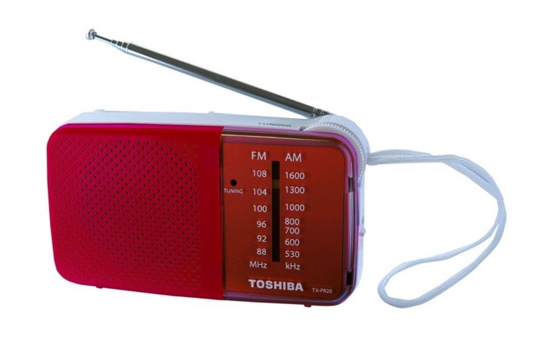 راديو مدمج صغير AM/FM من توشيبا - TX-PR20