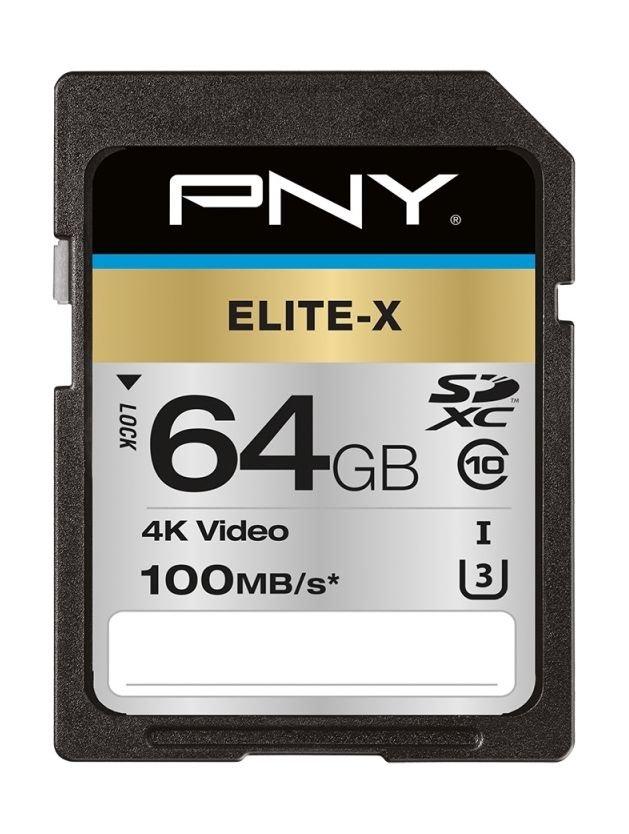

Pny elite-x class 10 sdxc memory card -64gb
