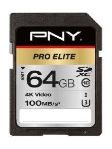 

Pny pro elite class 10 sdxc memory card - 64gb