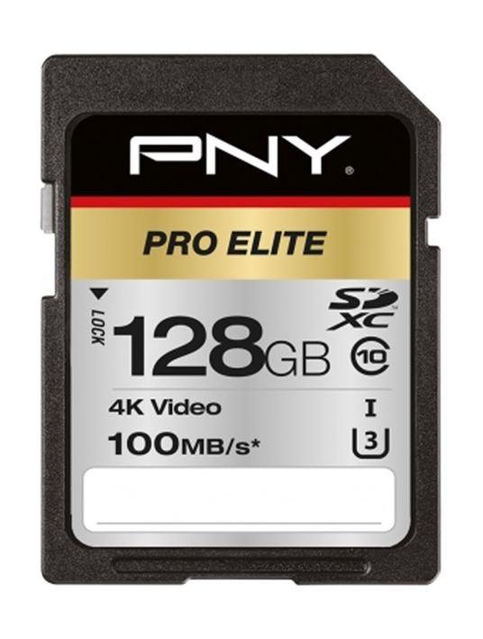 

Pny pro elite class 10 sdxc memory card - 128gb