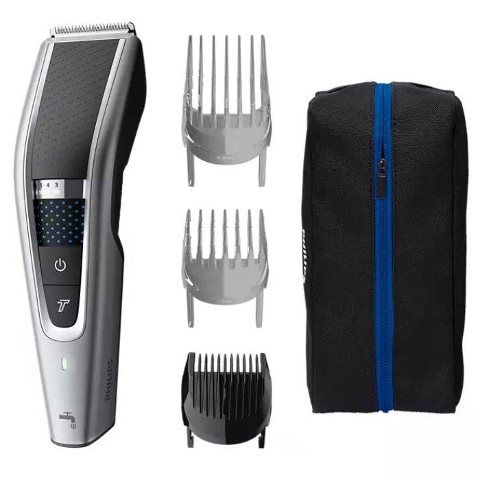 

Philips series 5000 washable hair clipper, hc5630/13 - silver/black