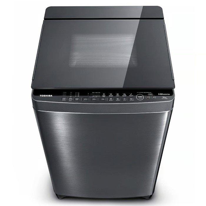 

Toshiba top load washing machine, 16kg, 8 programs, aw-duj1700wbup - silver