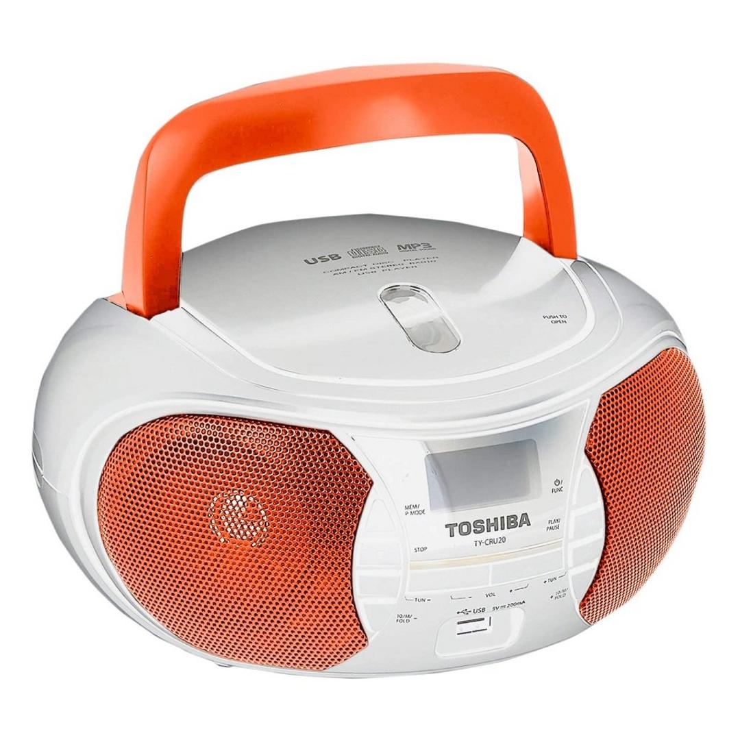 Toshiba 3W CD Player/Radio - Orange (TY-CRU20)