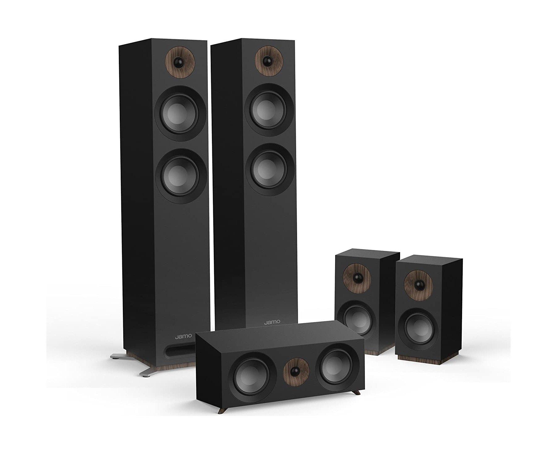 

Jamo s 807 hcs 5. 0 channel home theater speaker system - black