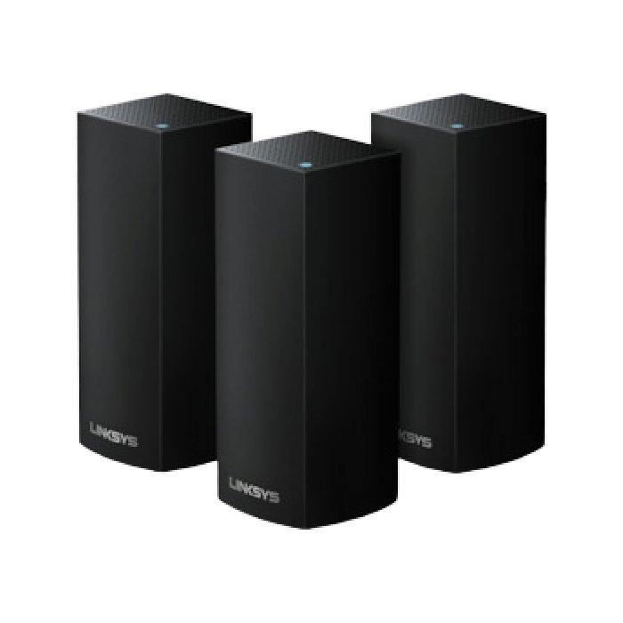 

Linksys velop intelligent mesh wifi system, tri-band, 3-pack (whw0303b-ac6600) - black