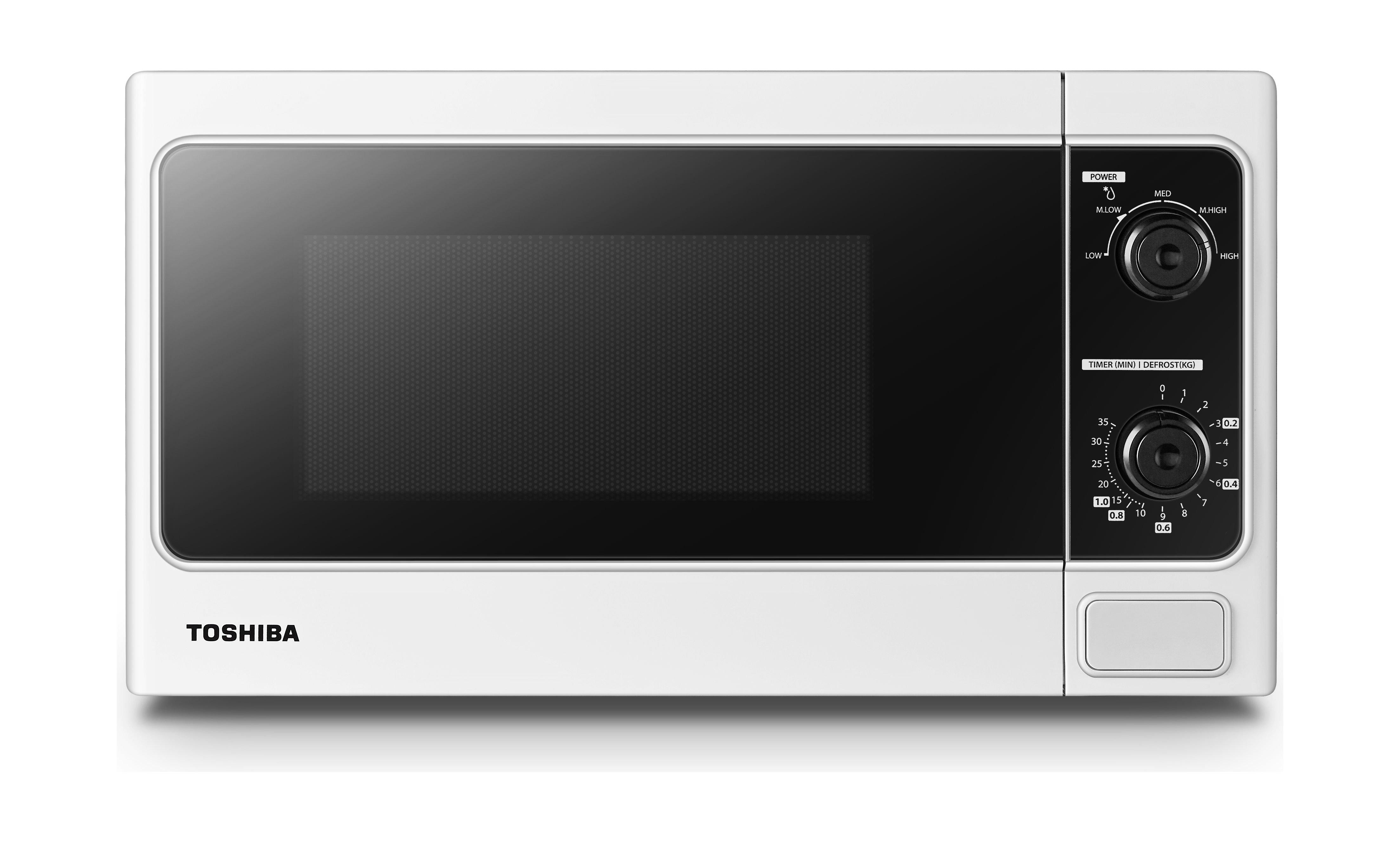 

Toshiba microwave oven, 800w, 20l, mm-mm20p - white