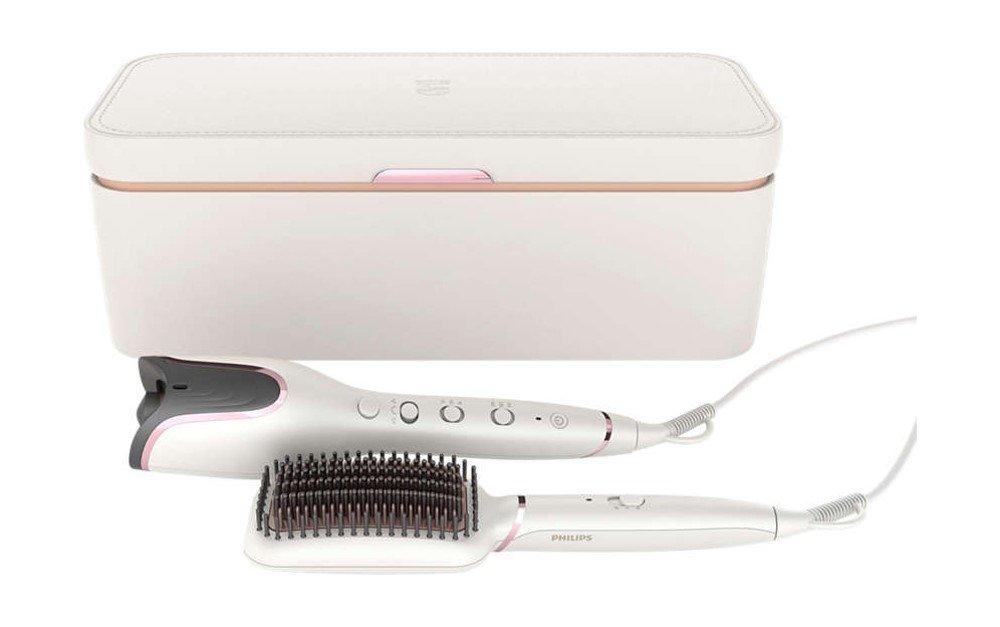 

Philips stylecare auto curler & heated straightening brush - (bhh888/03)