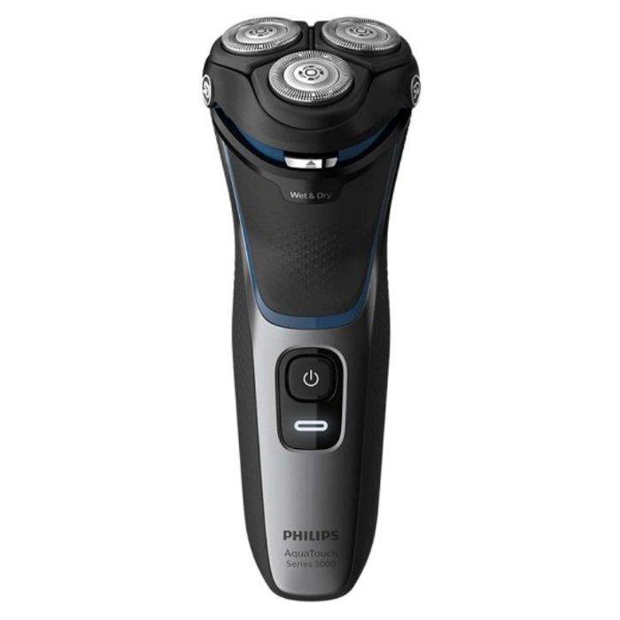 

Philips series 3000 wet or dry electric shaver, s3122/50 - black