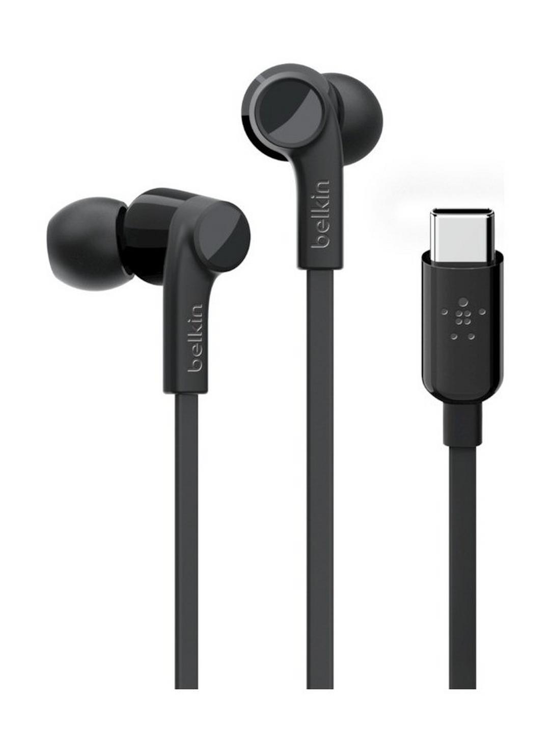 Belkin Rockstar Headphones with USB-C Connector - Black