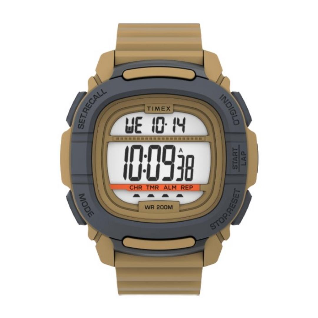 Timex 47mm Men's Silicone Strap Digital Watch (TW5M35900)