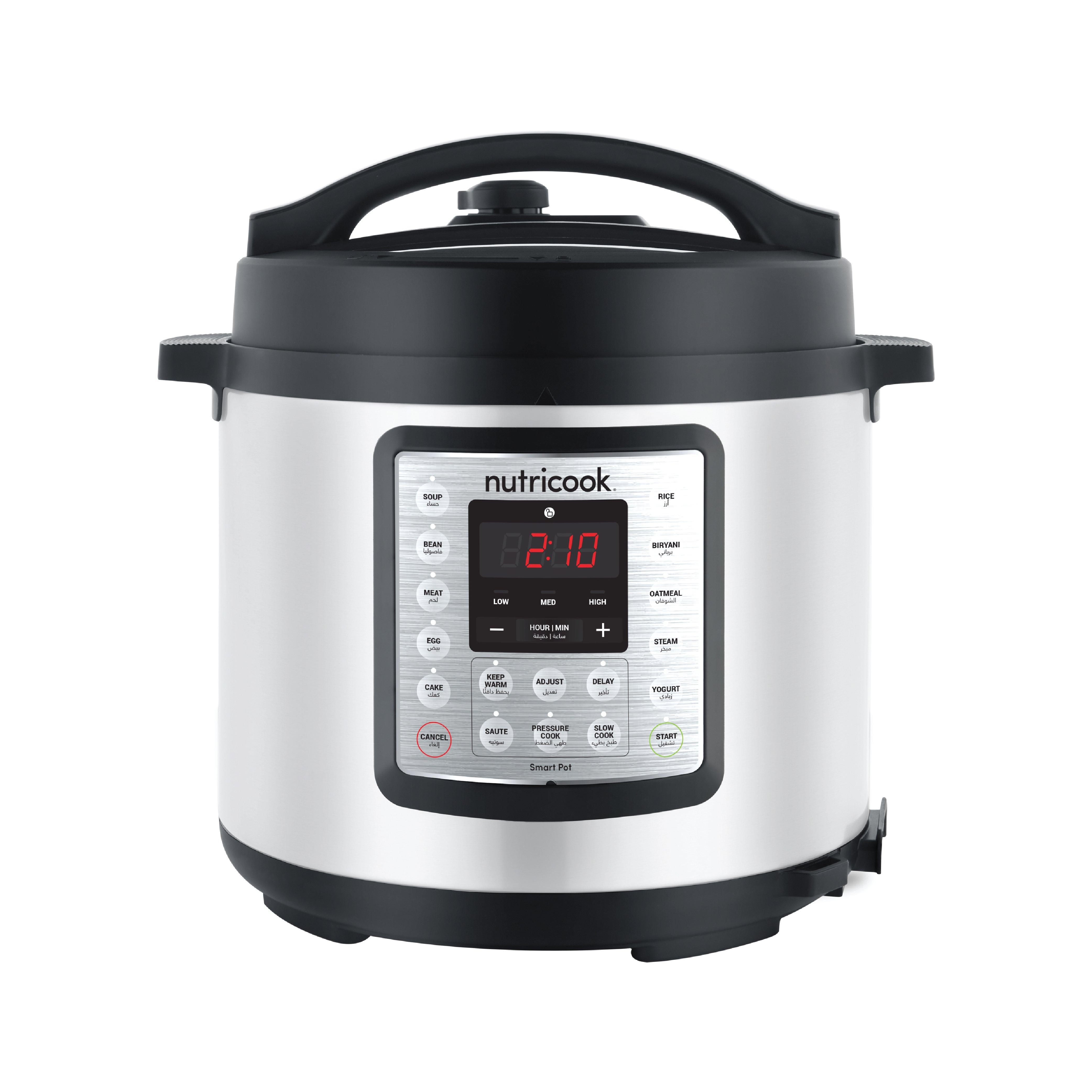 

Nutricook smart pot pressure cooker eko, 1000w, 6l, nc-spek6 - stainless steel
