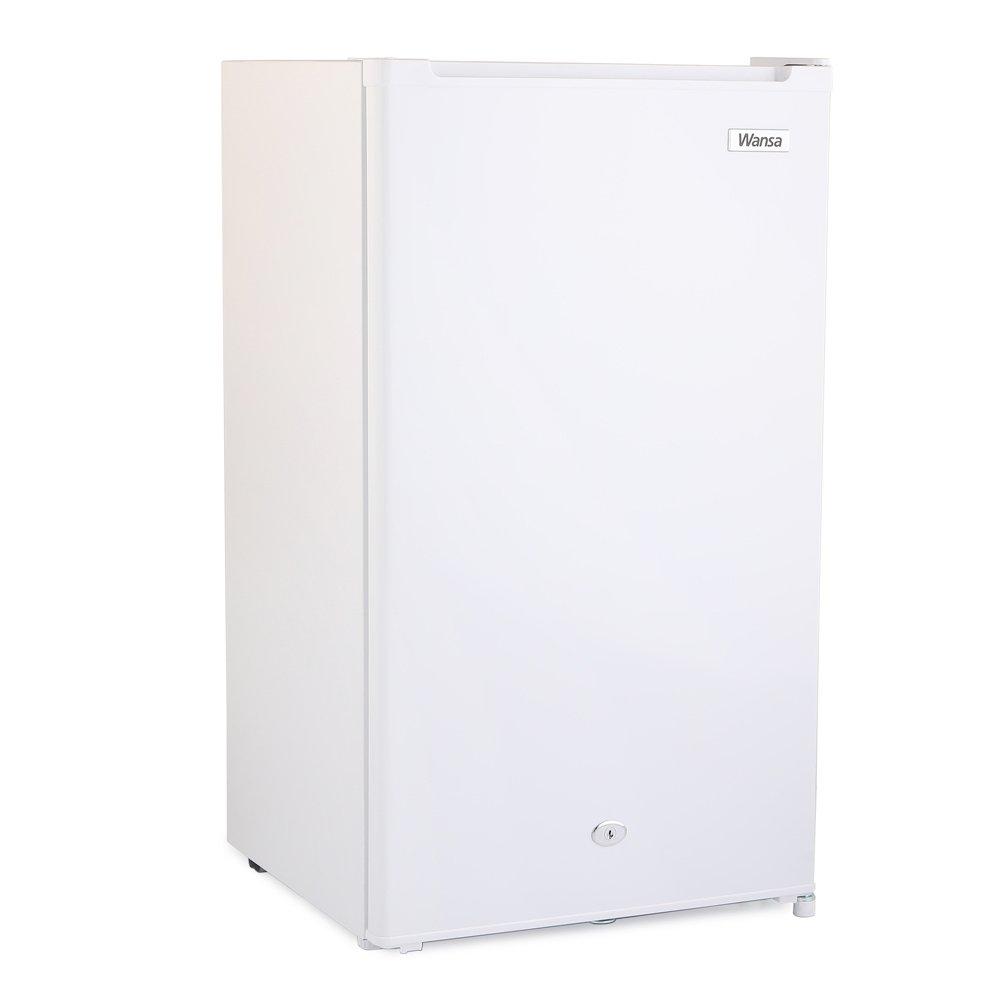 

Wansa single door mini refrigerator, 3. 3cft, 95 liters, wrow-95-nfwtc82 - white