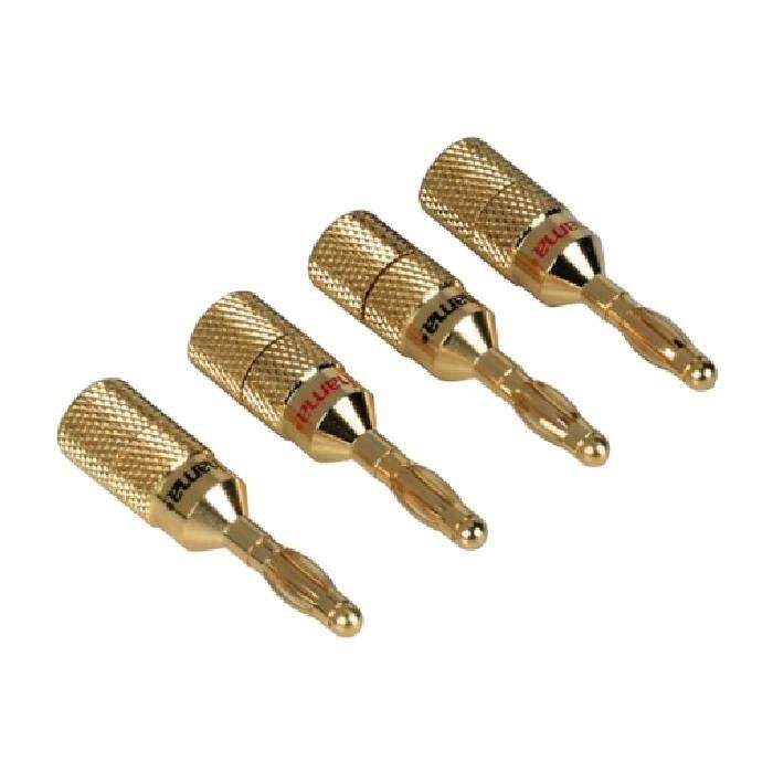

Hama audio speaker adapter, banana plug, set of 4