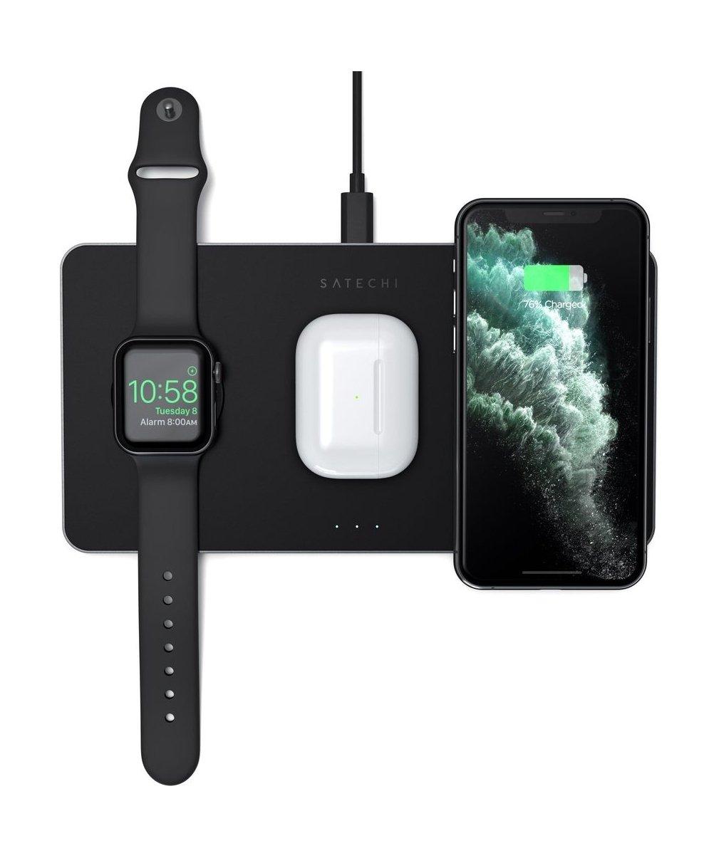 

Satechi trio wireless charging pad for apple