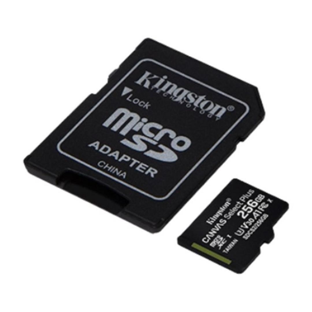 Kingston Canvas Select Plus 256GB MicroSDXC Card + Adapter