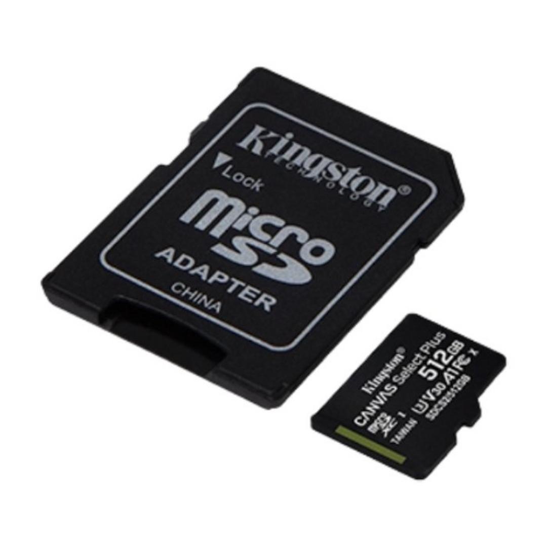 Kingston Canvas Select Plus 512GB MicroSDXC Card + Adapter
