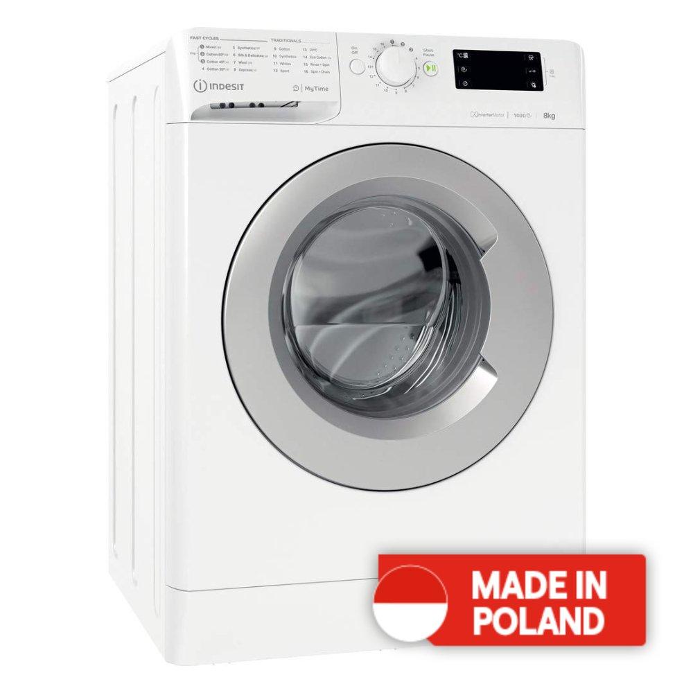 

Indesit front load washer 8kg mtwe 81483 ws gcc - white