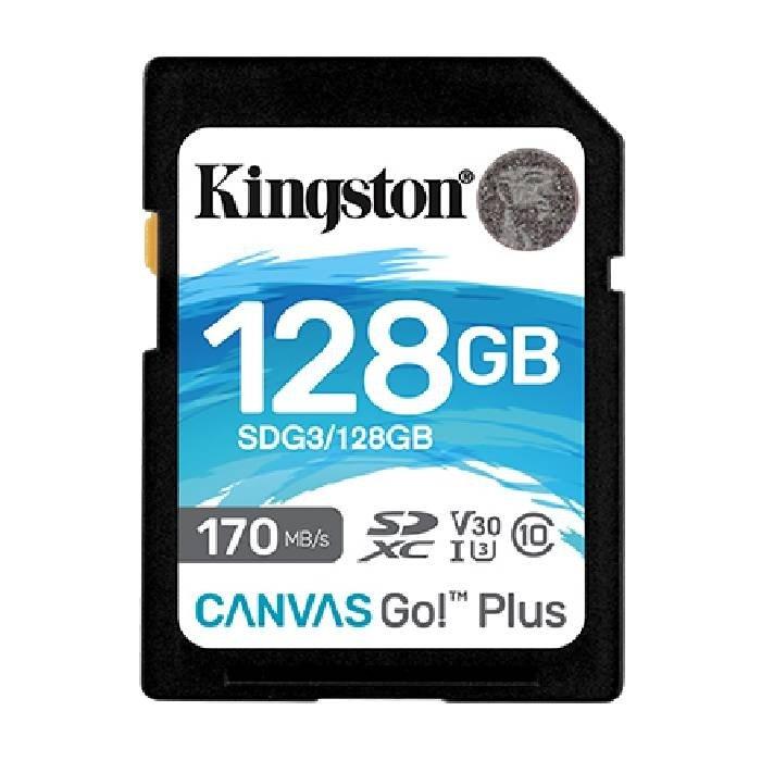 

Kingston go memory card 128gb sdxc cgp uhs-i plus sd