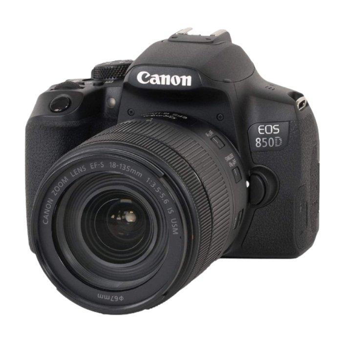 

Canon eos 850d dslr camera + ef-s 18-135mm f/3. 5-5. 6 is usm lens