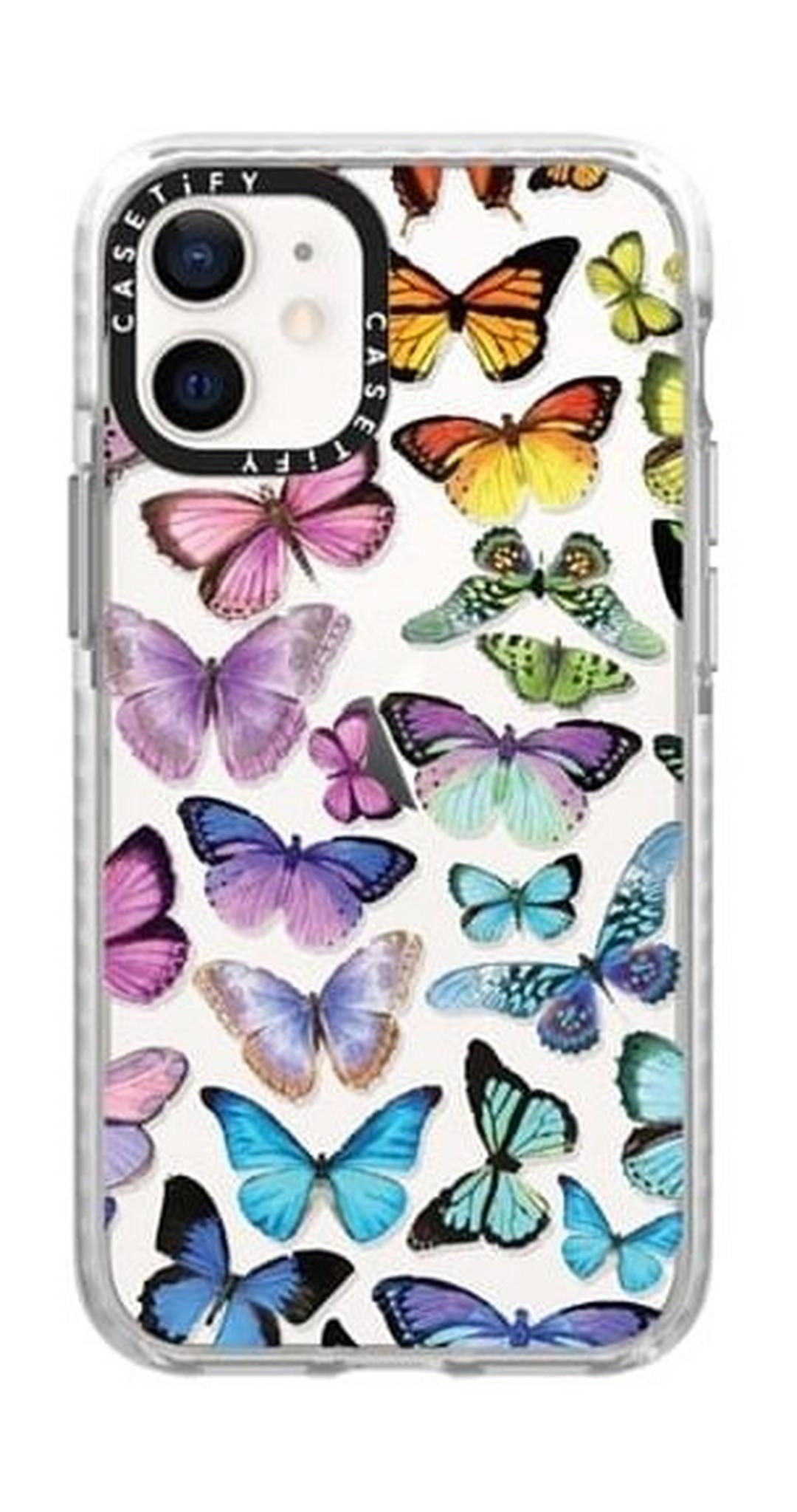 Casetify Butterfly Rain iPhone 12 Mini Back Case - Clear