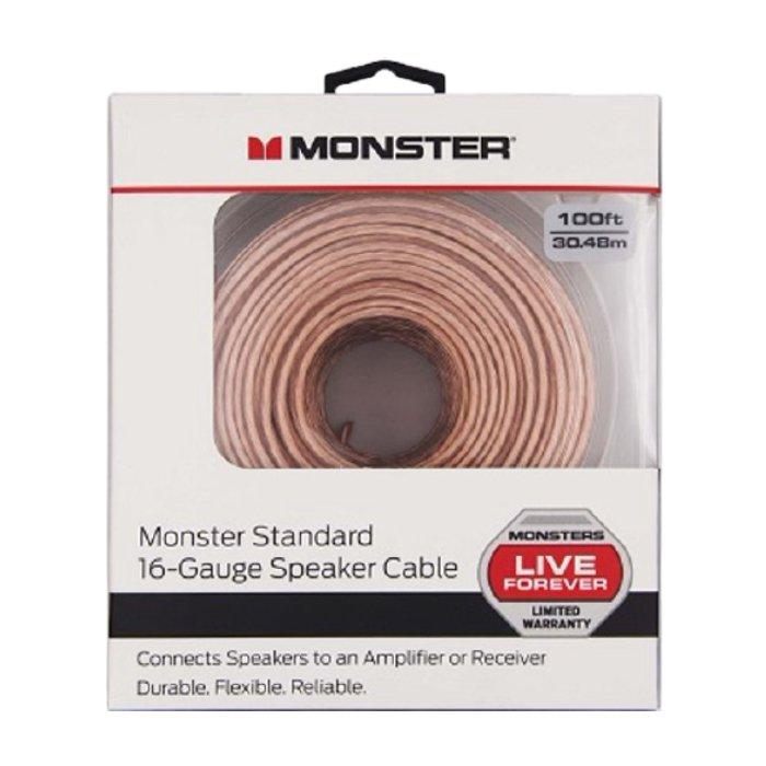 

Monster standard 16-gauge speaker cable - 30. 48 meters