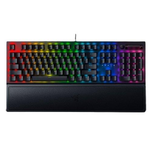 

Razer blackwidow v3 yellow switch gaming keybord - black