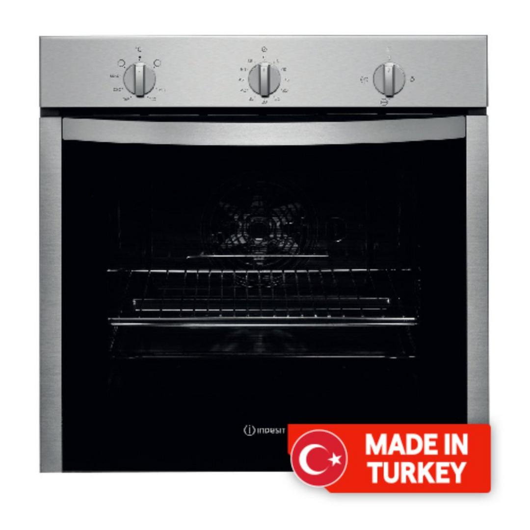 Indesit 60CM Gas Oven (IGS3G Y4 30 IX) - Stainless Steel